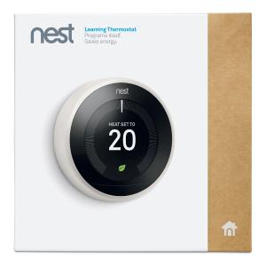 Google Nest Smart Thermostat & stand - White - 3rd Generation