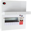 Lewden QFS-MX10M 8 Way Unpopulated Consumer Unit With 100A Main Switch