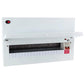 Lewden QFS-MX20M 19 Way Unpopulated Consumer Unit With 100A Main Switch