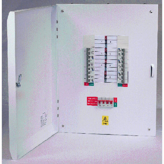 Lewden E-TPN04LW 4 Way 125A Tp+n Type B Distribution Board Without Incomer