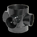 Floplast 110mm Black 110mm x 40mm Boss Pipe Solvent Socket/Solv Sock SP583B