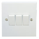 Deta Vimark 3 Gang 2 Way Light Switch - V1205