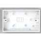 Deta Vimark 2 Gang 35mm Pattress Box - V1223