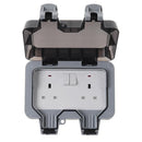 BG 13A 2 Gang IP66 Outdoor Socket - WP22