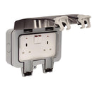 BG 13A 2 Gang IP66 Outdoor Socket - WP22