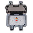 BG 13A 2 Gang Latching RCD Socket - WP22RCD