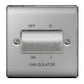 BG Brushed Steel 3 Pole Fan Isolator Switch - NBS15