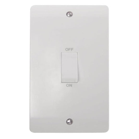 Click Mode 45A 2 Gang DP Switch - CMA502