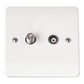Click Mode Single Satellite & Coaxial Outlet - CMA156
