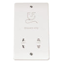 Click Mode Dual Voltage Shaver Socket - CMA100