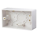 Click Mode 2 Gang 47mm Pattress Box - CMA086