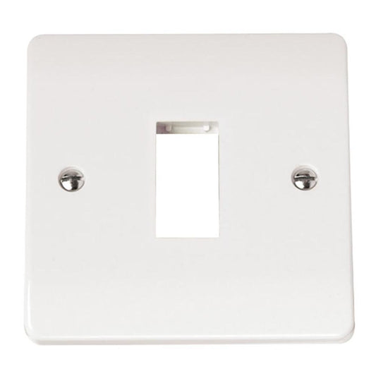 Click Mode CMA401 1 Gang Minigrid Unfurnished Plate - 1 Aperture - Mode
