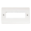 Click Mode CMA426 2 Gang Minigrid Unfurnished Plate - 6 Inline Apertures - Mode