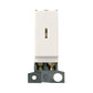 Click Minigrid MD003PW 10AX 2 Way Keyswitch Module - Polar White