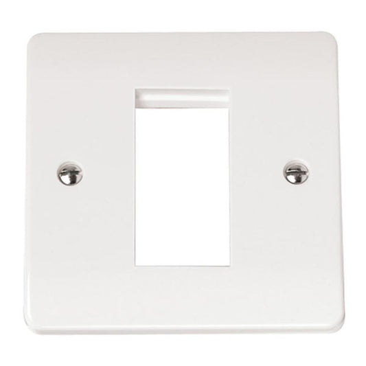 Click Mode CMA310 1 Gang New Media Unfurnished Plate - 1 Aperture -mode