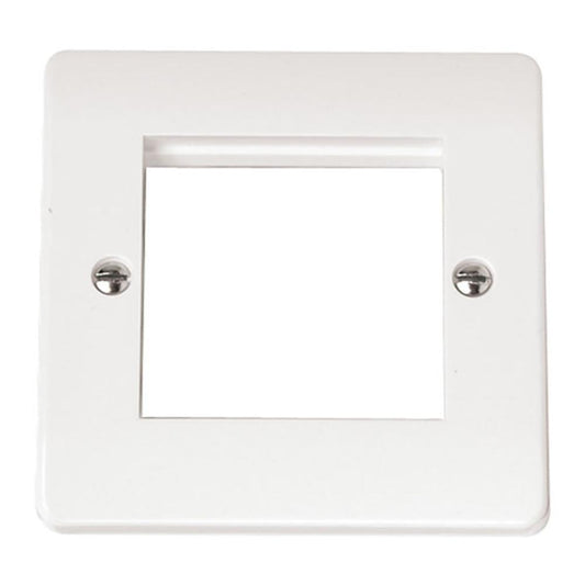 Click Mode CMA311 1 Gang New Media Unfurnished Plate - 2 Apertures - Mode