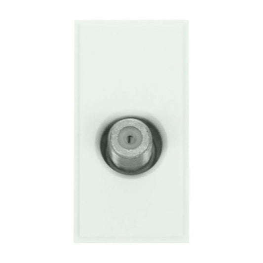 Click New Media MM405WH Single Female Satellite Module - White