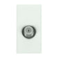 Click New Media MM405WH Single Female Satellite Module - White