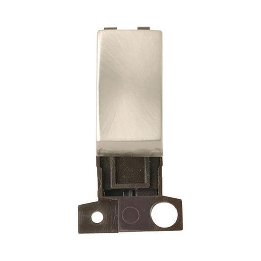 Click Minigrid MD028SC 10AX Ingot Intermediate Switch Module - Satin Chrome