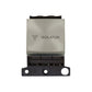 Click Minigrid MD020SC 10A Ingot 3 Pole Fan Isolation Switch Module - Satin Chrome