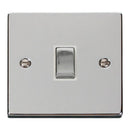 Click Polished Chrome 20A Double Pole Socket - VPCH722WH