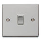 Click Polished Chrome 20A Double Pole Socket - VPCH722WH