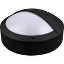 Kosnic KBHDDC4S65/E-BLK Circular Cast Bulkhead Eyelid Emergency Option Bl