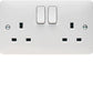 Hager Double Socket - WMSS82