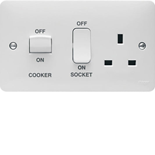 Hager 45A Cooker Control Unit - WMCC50