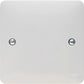 Hager Single Blank Plate - WMP1