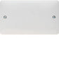 Hager Double Blank Plate - WMP2