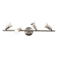 Modern Nickel Matt Four Bar Ceiling Spotlight