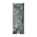 Click Essentials 1 Gang 25mm Deep Architrave Galvanised Steel K.O. Box (Deco Range Only)