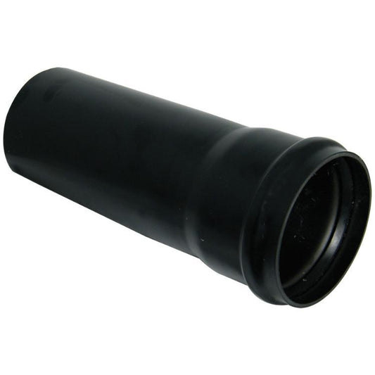 Floplast 110MM X 3M PVC-U Single Socket Soil pipe Black (SP3B)