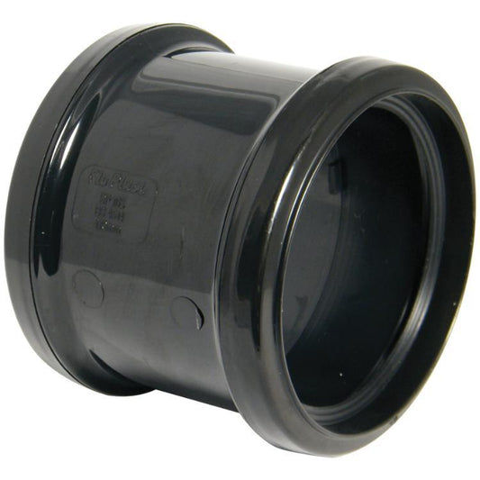 Floplast 110MM PVC-U SLIP Coupler Black (SP105B)