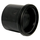 Floplast 110MM PVC-U Single Socket Black Solvent Weld (SP124B)