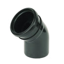 Floplast 110MM PVC-U bend 45 Degree Black Single Socket (SP163B)