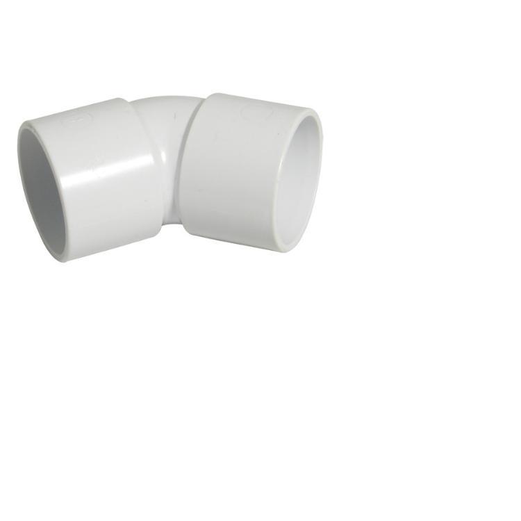 Floplast  32MM ABS bend 45 degree white (WS18W) Pack of 5