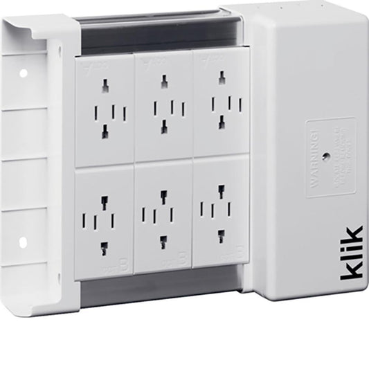 Hager KLDS6 6 Way Klik Lighting Distribution Unit