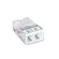 Wago 2273-202 2 Way Compact Push Wire Connector - White - Box of 100 - Pack of 100