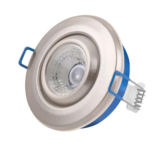 SCOLMORE Inceptor Nano5 4.8W LED Downlight Adjustable Dimmable - Warm White - Satin Chrome