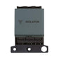 Click Minigrid MD020BK 10A 3 Pole Fan Isolation Switch Module - Black