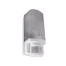 Robus Whitestar IP44 60W Bulkhead with PIR - Black