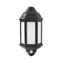Robus Kerry LED Half Lantern with PIR Black 7W - RKE00740PIR-04