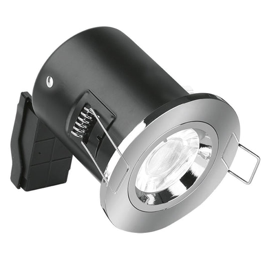 Enlite Fixed Polished Chrome GU10 Downlight - EN/FD101PC