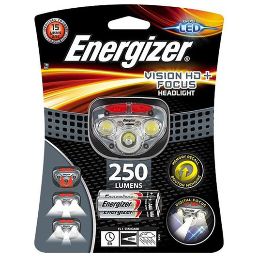 Energizer S9180 Vision Hd+ Headlight Digital Focus