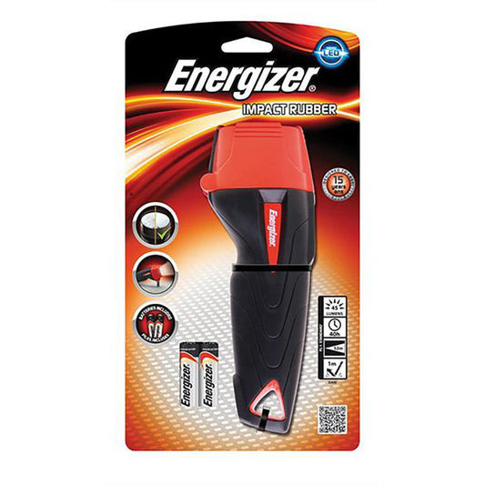 Energizer S5506 2 x AA Impact Rubber Torch