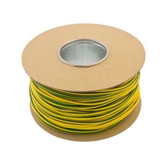 Unicrimp QES2 100m x 2mm Earth Sleeving - Green/Yellow