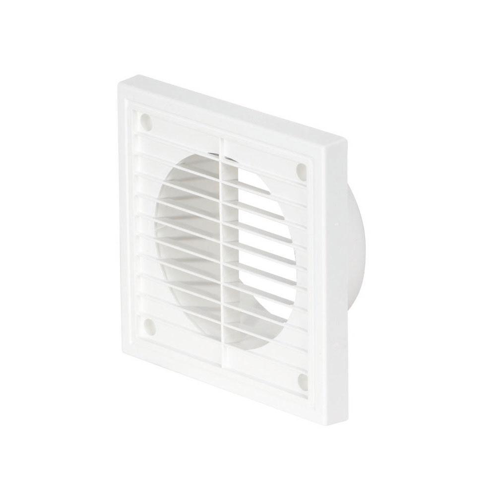 Airflow 100mm Fixed Grille - White