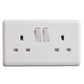 Deta Vimark Curve 13A Double Socket - VC1209S